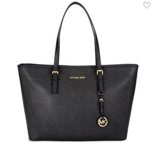 Black Jet Set Tote - Large